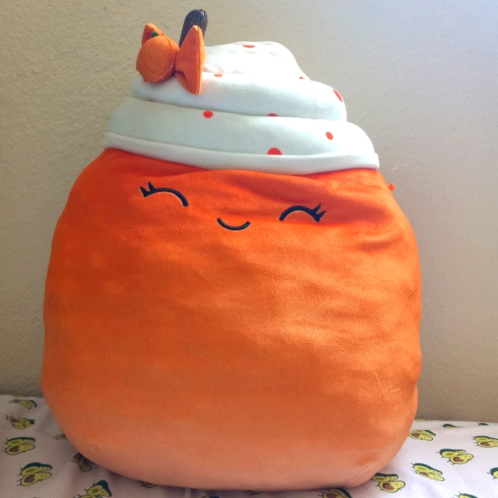 Kendla pumpkin spice latte squishmallow plush
